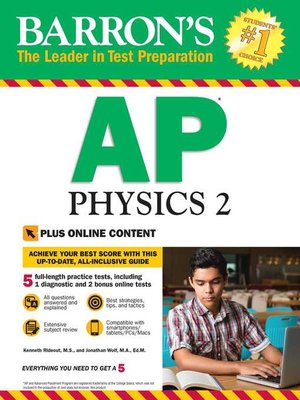 cover image of AP Physics 2 with Online Tests
